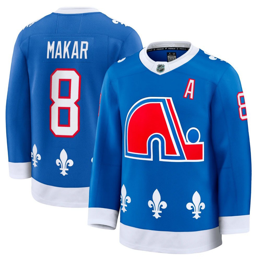 Cale Makar Colorado Avalanche Blue Alternate Heritage Premium Jersey-Pro Kit Vault | Brand New 26/27 Sports Jerseys